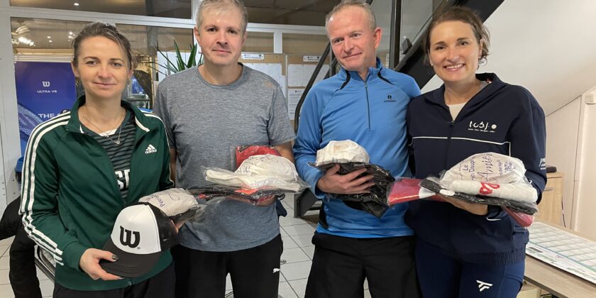 L’Ecole de Tennis Adulte et ses coachs à l’honneur