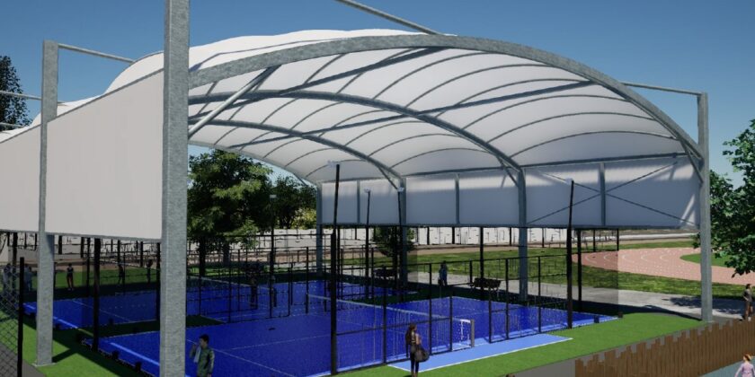 Une couverture pour les padels